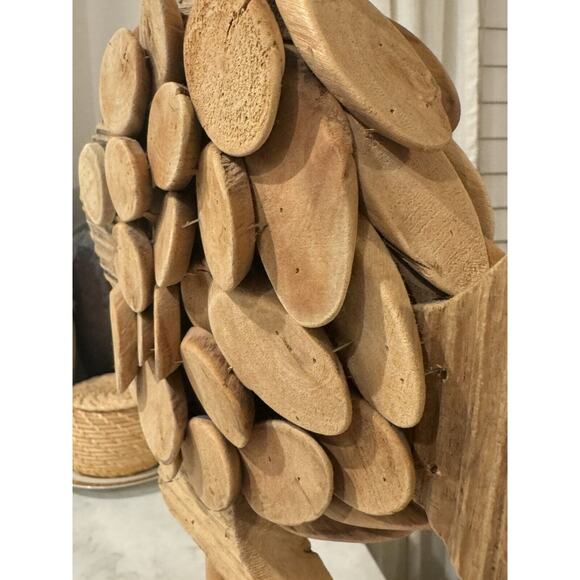 Driftwood Fish Sculpture Beach Ocean Art Marina Beach Nautical‎ Fish Decor 16” - Picture 4 of 8